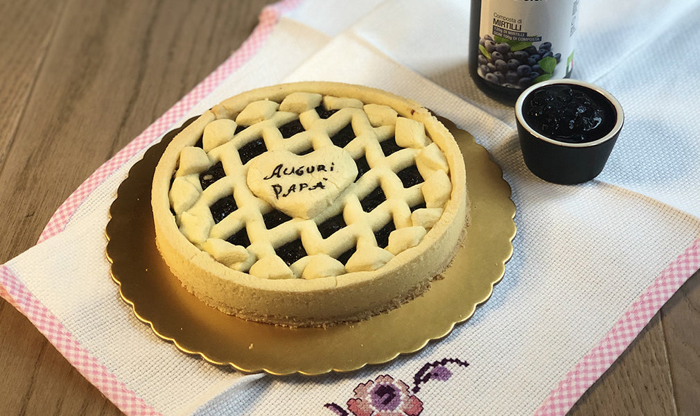 Crostata ai Mirtilli e crema al profumo di moscato