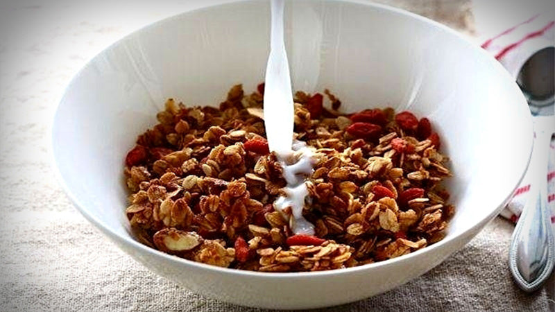Cereali e bacche di goji