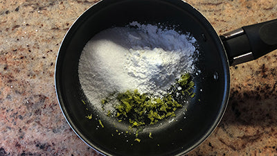 Preparare la crema vegana al limone