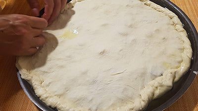 Calzone di cipolla alla barese
