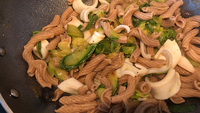 TORCHIETTI INTEGRALI S. CAPPELLI CON CALAMARI E ZUCCHINE