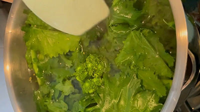 ORECCHIETTE SENATORE VOLLKORN-CAPPELLI MIT RÜBENBLÄTTERN