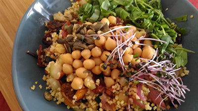 Insalata di miglio e ceci