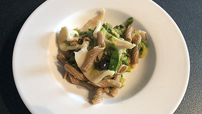 TORCHIETTI INTEGRALI S. CAPPELLI CON CALAMARI E ZUCCHINE