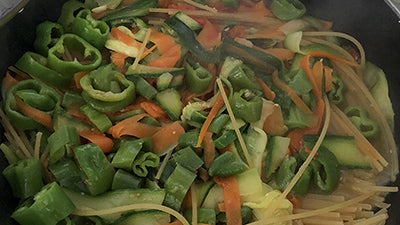 Spaghetti Risotto mit Gemüse