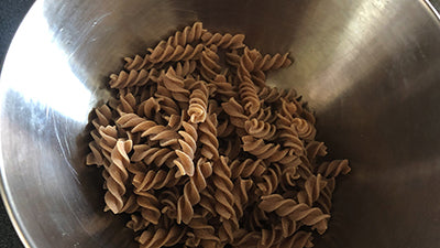 WHOLE WHEAT CAPPELLI ELICHE WITH SAGE AND ALMOND PESTO