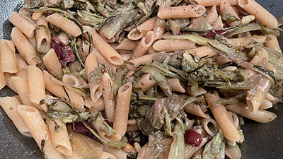 Senatore Cappelli Vollkorn-Penne mit Puntarelle