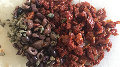 chopped cherry tomatoes