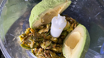 pasta senatore cappelli con pesto di avocado