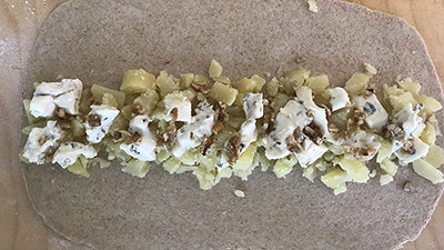 Gorgonzola und schließlich die Walnüsse