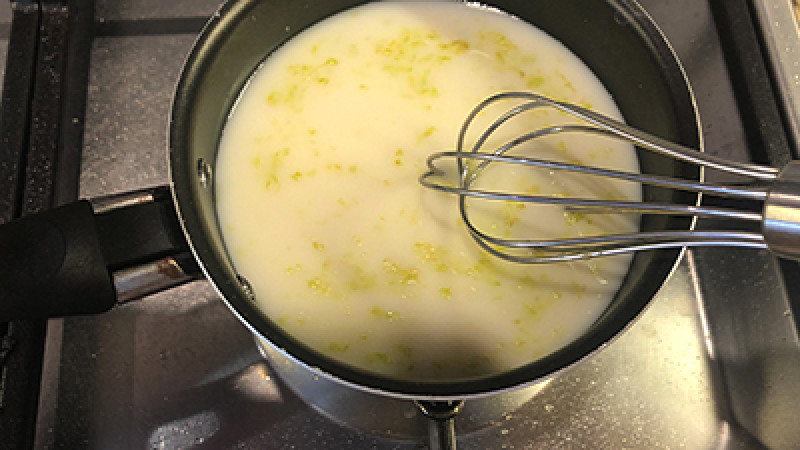 Preparare la crema vegana al limone