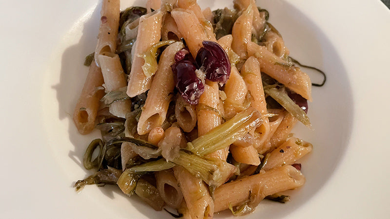 Senatore Cappelli Vollkorn-Penne mit Puntarelle