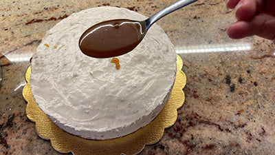 Decorare la cheesecake alla banana