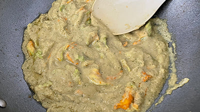 TORCHIETTI SENATORE CAPPELLI INTEGRALI CON PESTO DI ZUCCHINE E FIORI