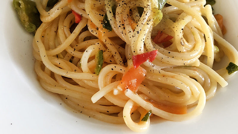 Spaghetti Risotto mit Gemüse