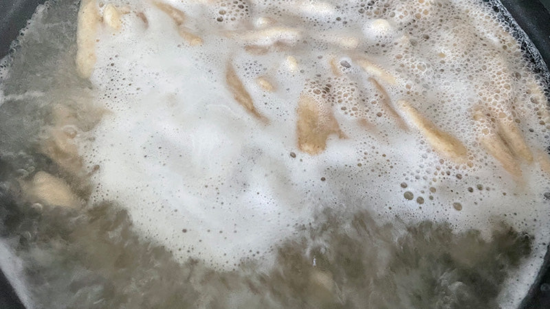 Raschiatelli integrali Senatore Cappelli con ricotta e pomodori al forno