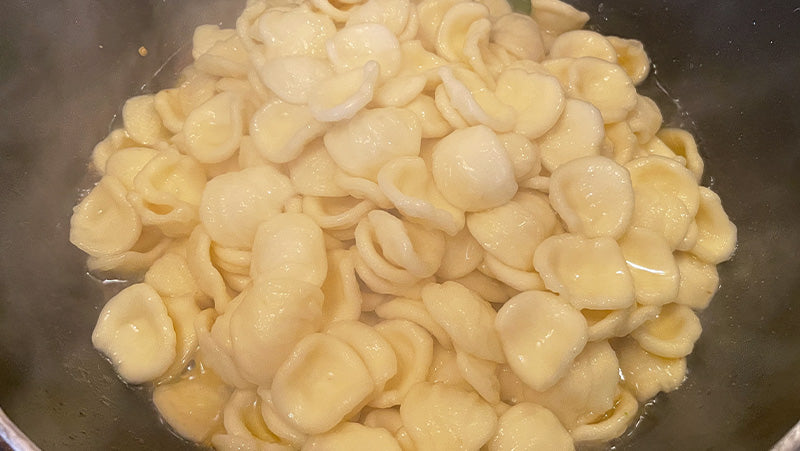 orecchiette cremose alle cime dì rapa