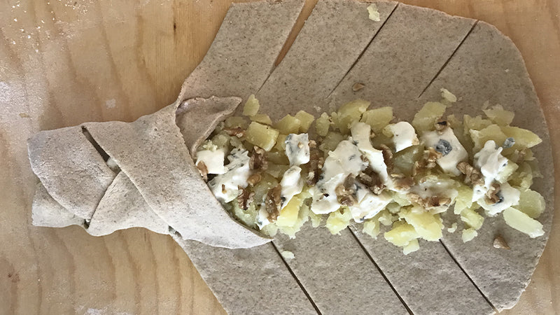 sigillarla dalla parte opposta sulla sinistra