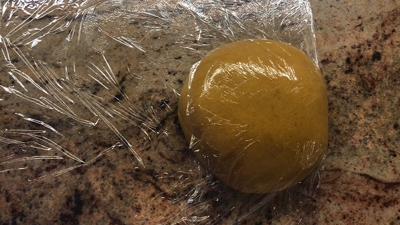  preparare la frolla di ceci