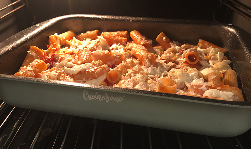 RIGATONI SENATORE CAPPELLI AL FORNO