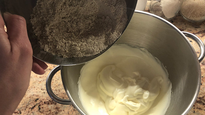 Pan di Spagna all’avena e pistacchio