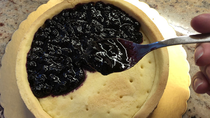 crostata ai mirtilli