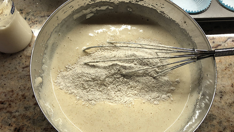 Muffin al farro e mele