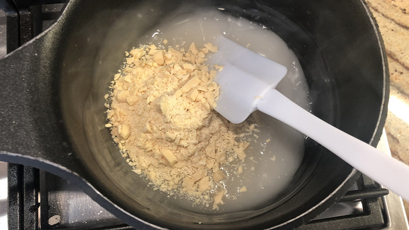 Preparare crema di latte di riso