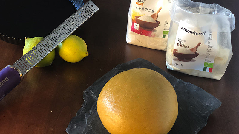 preparare la frolla di ceci