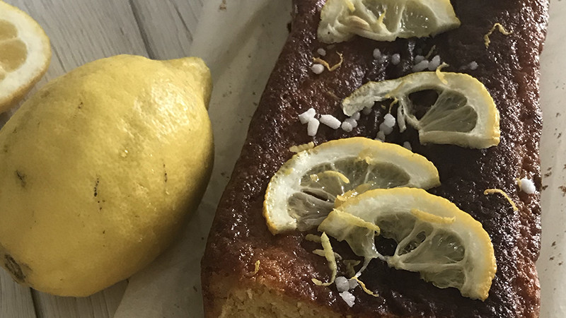 plum cake al limone