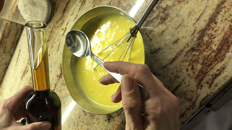 Crostata ai Mirtilli e crema al moscato