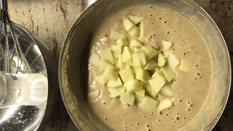 Muffin al farro e mele
