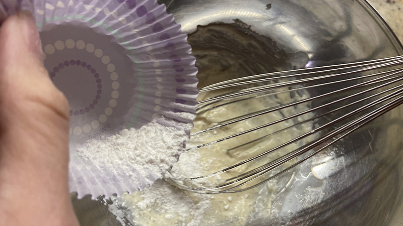 Muffins alla frutta secca, miele e farina di farro