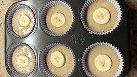 Muffin di Avena alla banana