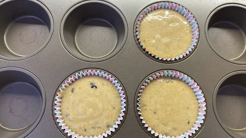 muffins vegani con farina di farro