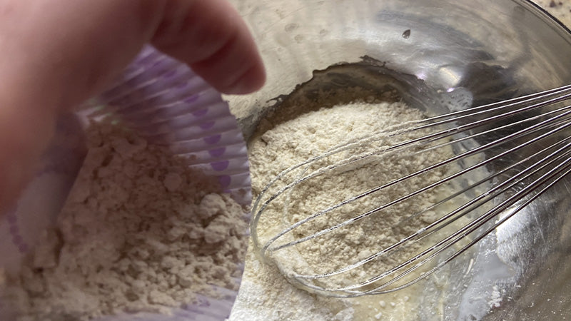 Muffins alla frutta secca, miele e farina di farro