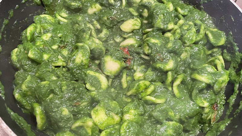 orecchiette cremose alle cime dì rapa