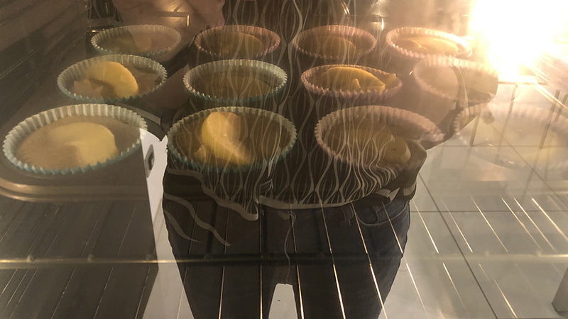 Muffin al farro e mele