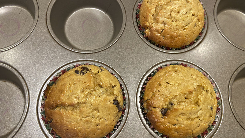 muffins vegani con farina di farro