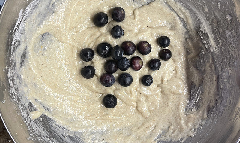 Vegane Blaubeermuffins