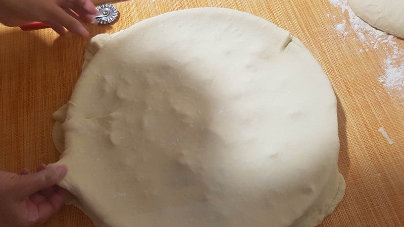 Calzone di cipolla alla barese