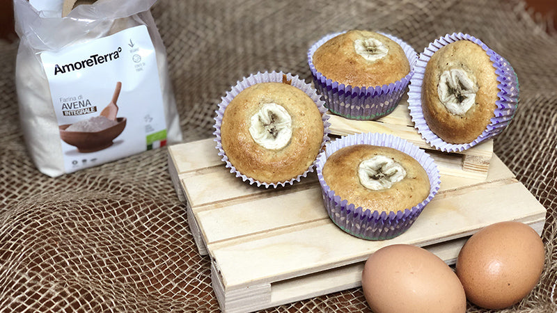 Muffin di Avena alla banana