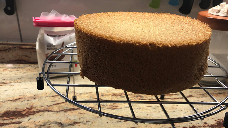Pan di Spagna all’avena e pistacchio