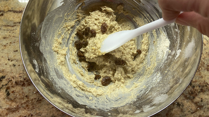 Muffins alla frutta secca, miele e farina di farro