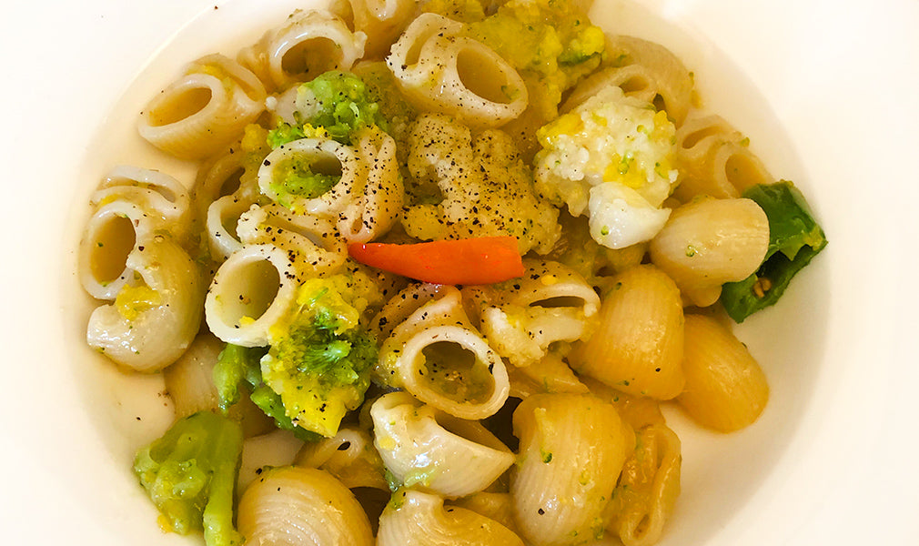 CONCHIGLIE Senatore Cappelli CON BROCCOLI E CAVOLFIORE