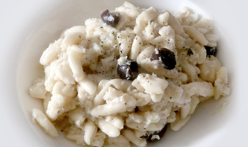 CAVATELLI SENATORE CAPPELLIO CON RAGU’ DI MERLUZZO NORDICO