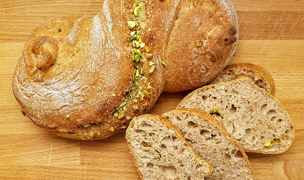 Pane con pistacchio di Bronte