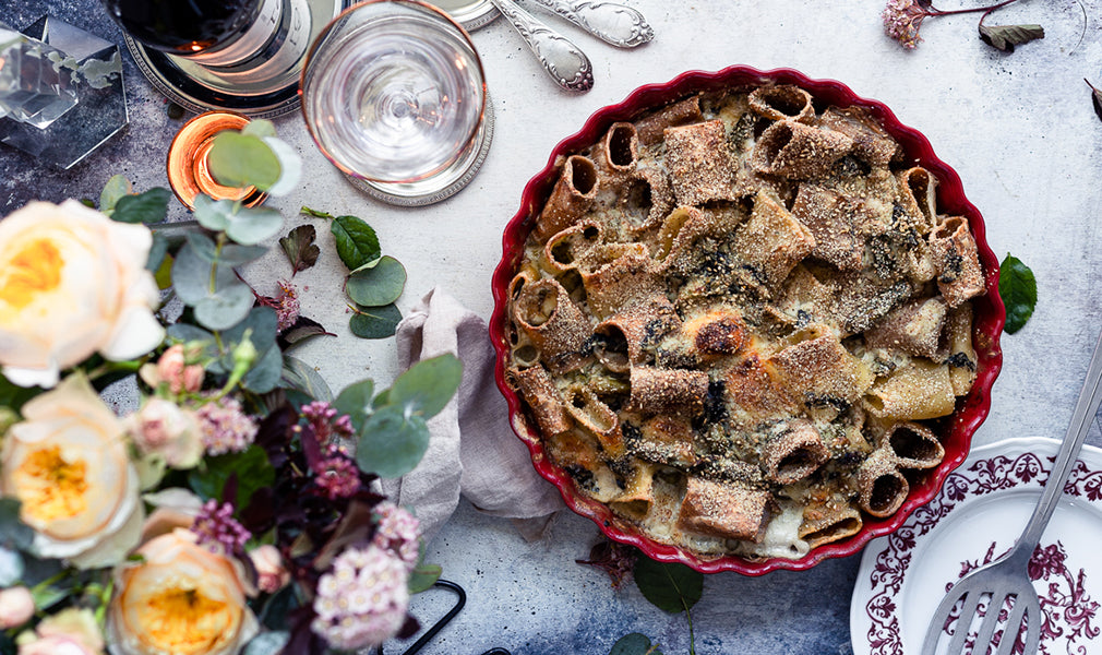 Senator Cappelli BAKED PACCHERI WITH ASPARAGUS AND SPINACH
