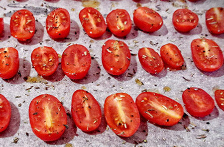 Confit cherry tomatoes