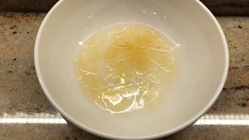 prepare the beer jelly